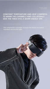 Masker tidur Bluetooth pintar nirkabel pria, pemijat mata dengan kontrol waktu untuk menghilangkan mata dan sakit kepala - Product Image 4