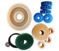 Engrenage en nylon plastique autolubrifiant sur mesure avec arbre d'engrenage de transmission de précision industrielle