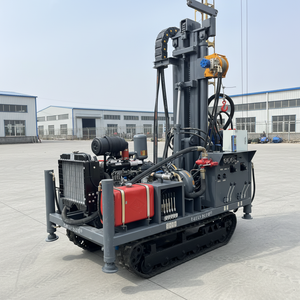 Équipement de forage de puits profonds <span class=keywords><strong>Earlybird</strong></span> 150m, machine de forage de puits d'eau portable hydraulique diesel sur roues à vendre - Product Image 1