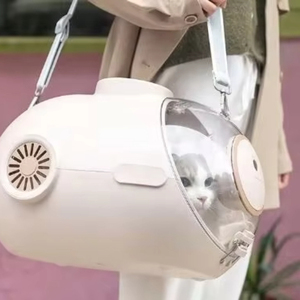 Muestra Gratis: Bolsa de Transporte para Gatos, Tipo Cápsula Espacial, Transpirable, de Gran Capacidad, con Correa Diagonal - Product Image 1