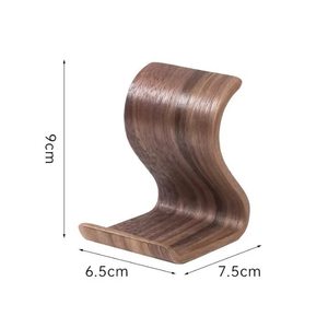Portable wooden phone <b>stand</b>, lazy holder, simple <b>desktop</b> creative TV viewing support for phone holder - Product Image 1