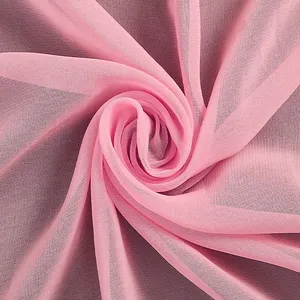 Twill Satin Chiffon Soft 100% Polyester Recycling Satin Chiffon Stoff für Kleidungs stück