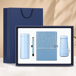 IStapromo Regalos Empresariales: Caja de Bienvenida con Cuaderno Estrellado, Bolígrafo, Vaso Térmico y Paraguas para Regalo Corporativo o Souvenir para Clientes - Product Image 6