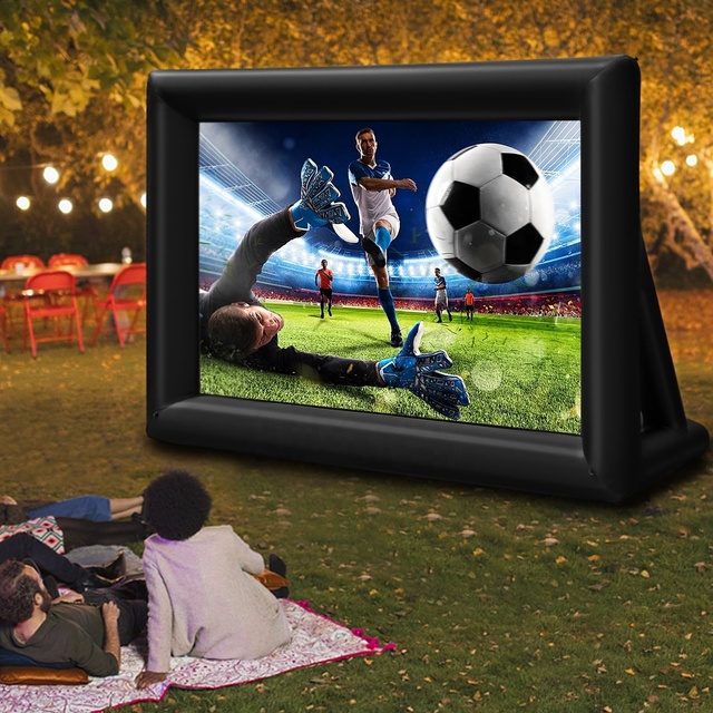 Cheap PVC Inflatable Projection Screen for Outdoor Events and Parties for Camping and Movie Theater Use