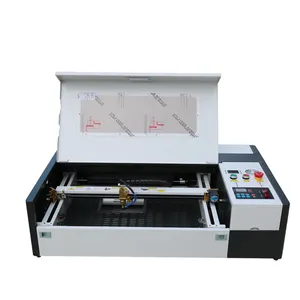 Di alta qualità 40W/50W CO2 taglio Laser macchina per incisione 3050*500mm legno carta di credito carta timbro acrilico-per marchio PMI Guiderail