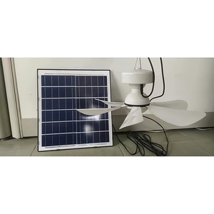 Ventilateur de plafond solaire avec télécommande, alimenté à l'énergie solaire, pour camping, maison et extérieur - FanES C - Product Image 2