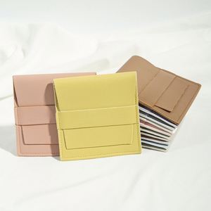 Pochette en cuir PU personnalisée avec logo imprimé, pochettes à boutons en similicuir PU de qualité supérieure pour bijoux ou emballage cadeau, pochette à bijoux en cuir - Product Image 5