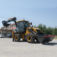 Chargeuse-pelleteuse avec chargeur frontal, excavatrice, chargeuse compacte