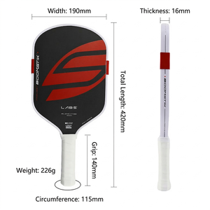 Paleta de Pickleball Personalizada OEM de Alta Gama, con Núcleo de Espuma Reactiva Integrada, Aprobada por la USAPA, con Revestimiento de Fibra de Carbono T700 - Product Image 3
