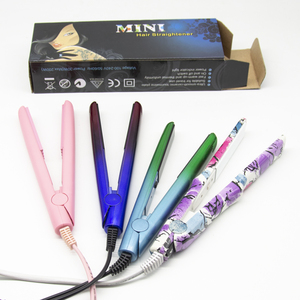 Năm Cộng Với Chuyên Nghiệp Biểu Tượng Tùy Chỉnh Bàn Ủi 480F Titan Bán Buôn 2 Trong 1 Curling Phẳng Sắt Ptc Sưởi Ấm Tóc Ép Tóc - Product Image 4