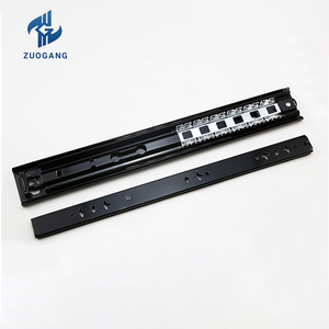 Công Nghiệp Màu Đen Phong Cách Mềm Đóng Ngăn Kéo Slide 3 Gấp Trượt Đường Sắt Cho Tủ & Màu Đen Phong Cách Đẩy Mở Đệm Cho Nhà Bếp Phòng Tập Thể Dục - Product Image 2