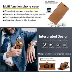 Para Google <span class=keywords><strong>Pixel</strong></span>, nueva funda de teléfono con Tapa de cuero PU, ranuras para tarjetas multifuncionales, cartera, funda trasera para teléfono móvil - Product Image 5