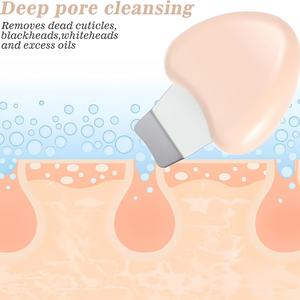 เครื่องขัดผิวหน้า เครื่องมือขูดสิวเสี้ยน กำจัดสิวหัวดำ ทำความสะอาดรูขุมขน เครื่องมือทำความสะอาดผิวหน้าอย่างล้ำลึก เหมาะสำหรับทั้งชายและหญิง - Product Image 4