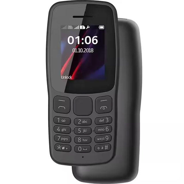 Wholesale Cheap Custom Logo 4G Feature Phone 106 105 Waterproof Spanish English French Operating Languages Supports 2G CDMA