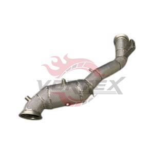 ท่อลงแคทแบบไหลสูง Vortex 304 สำหรับ Mercedes-Benz AMG C43 W206 2.0T M139 ปี 2022–2025 พร้อมแผ่นกันความร้อน ไม่แสดงไฟเตือน Check Engine - Product Image 2