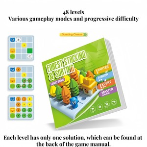 Novità foresta impilamento ordinamento bambini gioco Desktop giocattoli educativi interattivi con vari livelli <span class=keywords><strong>di</strong></span> difficoltà - Product Image 4