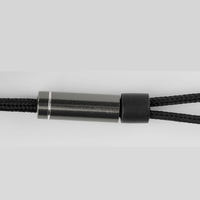 Câble combiné pour écouteurs, tressé en tissu, modulaire, coaxial et à paire torsadée 3-en-1, avec blindage et fil souple pour moniteur, lecteur DVD et microphone