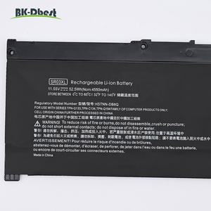 Batterie d'ordinateur portable de remplacement en gros 52,5 Wh 4550 mAh <span class=keywords><strong>SR03XL</strong></span> pour HP Gaming Pavilion 15-CX0004NO 15-CX0133TX 15-CX0201NG - Product Image 4