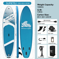 Planche de paddle gonflable OEM en gros, planche de surf SUP, livraison directe, planches de surf à pagaie