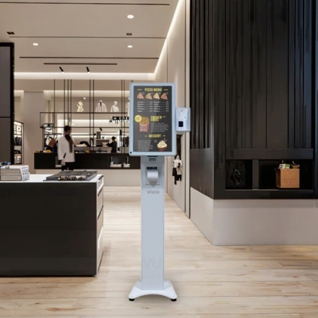 WUXIN Cashe регистр POS Считыватель Карт I5 киоск с сенсорным экраном Android Hotel уличный Android киоск самопроверки киоск самообслуживания