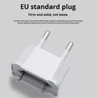 Chargeur Type-C 20W avec prise EU, adaptateur secteur multi-ports en ABS avec protection contre les surcharges, entrée universelle 100-240V