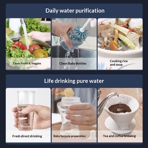 Depuratore d'Acqua a Osmosi Inversa RO Personalizzato in Fabbrica Zero Chen per Uso Domestico, a Flusso Diretto, Grande Portata, Filtrazione a 2 Stadi, 2.26L/min - Product Image 2