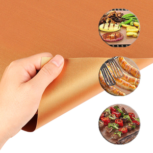 Barbecue Grilling Baking <strong>Mats</strong> Non-stick <strong>BBQ</strong> <strong>Grill</strong> <strong>Mat</strong> PTFE - Product Image 2
