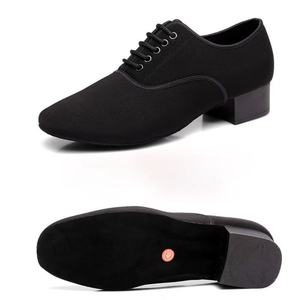 Scarpe Professionali da <span class=keywords><strong>Ballo</strong></span> Latino con Suola in Gomma, Scarpe da Jazz in Tessuto Oxford per Danza da Sala - Product Image 4