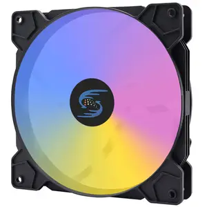 PC kasa oyun fanı RGB Ventilador Pc kasa soğutma denetleyicisi ile 140mm bilgisayar fanı