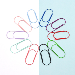 Clips en <span class=keywords><strong>métal</strong></span> géants de 50 mm, colorés, en plastique recouvert de PET, grands clips pour photos, lettres, classeurs - Product Image 5