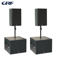 Système de Son Professionnel Chaud avec Enceintes Line Array 15 Pouces, Subwoofer 18 Pouces en Bois pour Événements Extérieurs et Fêtes de 500 Personnes