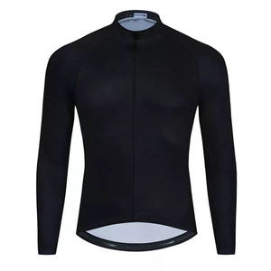 Maglia <span class=keywords><strong>invernale</strong></span> termica in pile <span class=keywords><strong>ciclismo</strong></span> <span class=keywords><strong>da</strong></span> uomo manica lunga caldo caldo morbido spazzolato <span class=keywords><strong>abbigliamento</strong></span> <span class=keywords><strong>da</strong></span> bicicletta traspirante con tasca a cerniera - Product Image 2