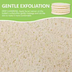 36PCS Eco Friendly Loofah Pad Biodegradable Loofah Face Pad Compressed Dried Loofah Bathing Cleaning Exfoliating Sponge - Product Image 6