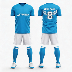 Camiseta de Calentamiento de Fútbol con Sublimación Completa y Estampado por Transferencia Térmica, Duradera, para Entrenamiento de Verano, Proveedor de Equipaciones con Tallas para Niños - Product Image 1