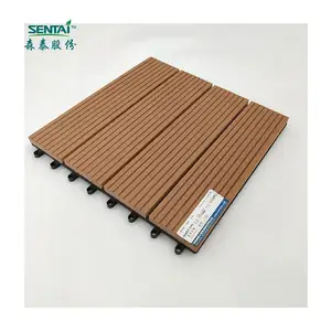 310*310*21Mm Hot Koop Hoge Kwaliteit Wpc Diy Outdoor Ingenieur Decking Voor Balkon Terras Tuin Zwemmen zwembad Wpc