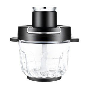 <span class=keywords><strong>Hachoir</strong></span> à viande électrique portable Home Kitchen Glass <span class=keywords><strong>Silver</strong></span> <span class=keywords><strong>Crest</strong></span> Mini Food Colors 2L pour restaurant, moulin à viande 5L - Product Image 3