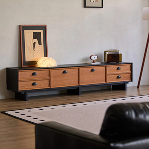 <span class=keywords><strong>Meuble</strong></span> <span class=keywords><strong>TV</strong></span> en bois massif de noyer, design <span class=keywords><strong>moderne</strong></span> mi-siècle, extensible, écologique, pour salon ou entrée - Product Image 2