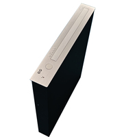 Écran motorisé rétractable ultra-fin en aluminium intégré à un microphone asynchrone, moniteur LCD pop-up