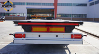 Semi-remorque squelette extensible à 3 essieux, 20-40 pieds, 50 tonnes, pour transport de conteneurs portuaires