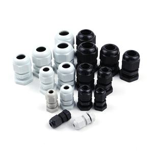 Glándula <span class=keywords><strong>de</strong></span> alambre <span class=keywords><strong>de</strong></span> plástico, accesorio PG7/9/11 PG7/9/11 M8/10/12/16 1/2 pulgadas, impermeable IP68, tipo PG, tamaño <span class=keywords><strong>de</strong></span> la glándula - Product Image 1