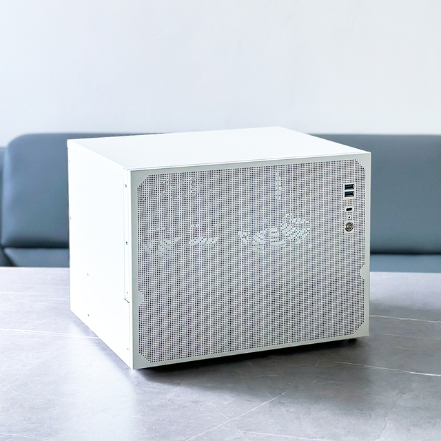 MicroATX Full Height PCIE NAS Chassis 8-9 Drive Bays Rack-Mounted AIO Server with Fan for Home Use in Stock