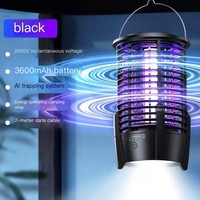 Muggen- en vliegenverdelger voor thuis en buiten, elektronische muggenverjager, campinglamp, reiniging met één klik