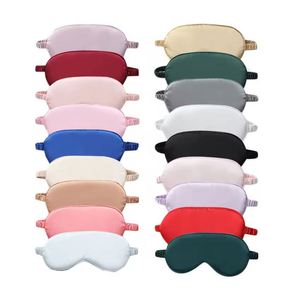 Masques de sommeil en satin soyeux, masque pour les yeux efficace pour bloquer la lumière, avec sangle élastique, respirant, pour femmes et hommes - Product Image 1