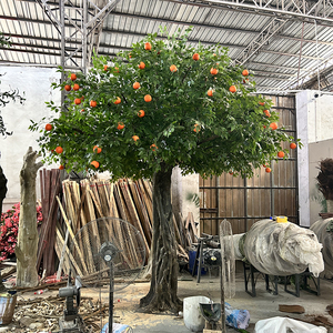 Árbol de limón Artificial para decoración del hogar, árbol de limón Artificial, frutas tropicales realistas, 170cm, para oficina y Hotel - Product Image 5
