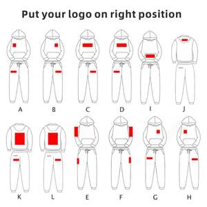 Survêtements en polaire deux pièces pour hommes, vestes à capuche chaudes, pantalons de survêtement décontractés, respirants, personnalisés, épais, pour la salle de sport, l'entraînement, le streetwear - Product Image 5