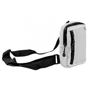 Sac de sport unisexe en nylon, sac banane de course, sac de poitrine avec sangles réglables - Product Image 3