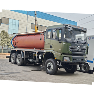รถดูดสิ่งปฏิกูล SHACMAN HOWO 6x6 รถดูดสิ่งปฏิกูลแบบสุญญากาศ (ถังเก็บของเสีย 10 กิโลลิตร) - Product Image 1