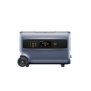 High Capacity 2400Wh 2400W Pure Sine Wave MPPT Lithium Battery Outdoor <b>Portable</b> Power Station with Wheels - Product Image 4