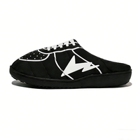 Sandales D'hiver Gorpcore Grandes Tailles Imprimées Intégralement avec Logo Personnalisé, Mules, Chaussons Gonflables pour Maison, Baskets Douillettes pour Hommes et Femmes