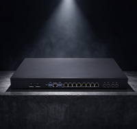8 Port LAN 2.5G 10G/40G/100G SFP+ Catu Daya Redundan Router PC 1U Berkinerja Tinggi Server Firewall Keamanan Jaringan